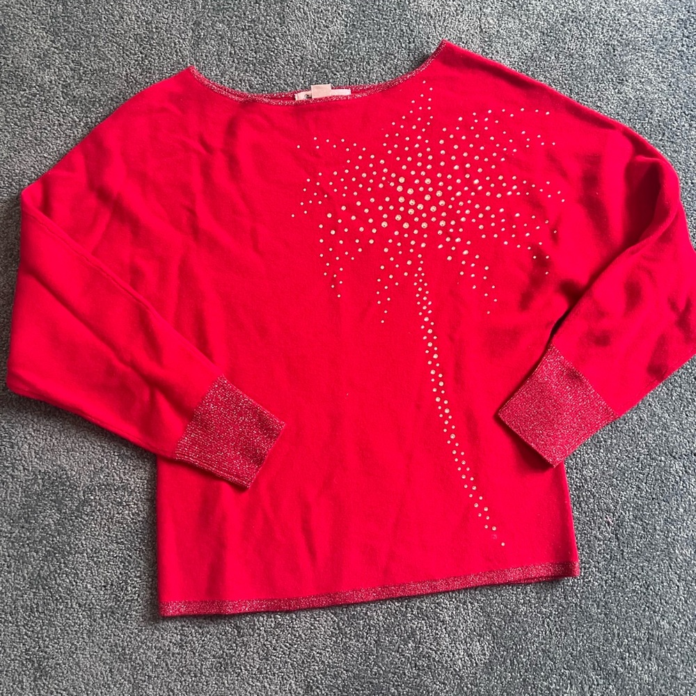 Tommy Bahama Serena Crystal Palm Dolman Sweater